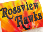 Load image into Gallery viewer, Hawks Red &amp; Yellow Tie dye - Floss Boss Designs
